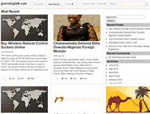 Tablet Screenshot of greendogtalk.com